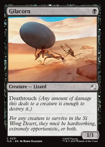 Gilacorn, Magic card TLE 231 — Avatar: The Last Airbender Eternal set
