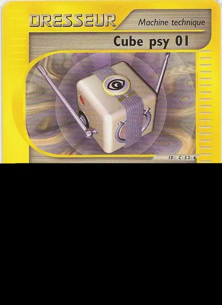 Cube psy 01, carte Pokémon AQ 132 — extension Aquapolis