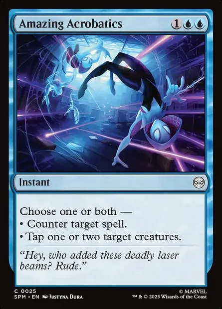 Amazing Acrobatics, Magic card SPM 25 — Marvel's Spider-Man set