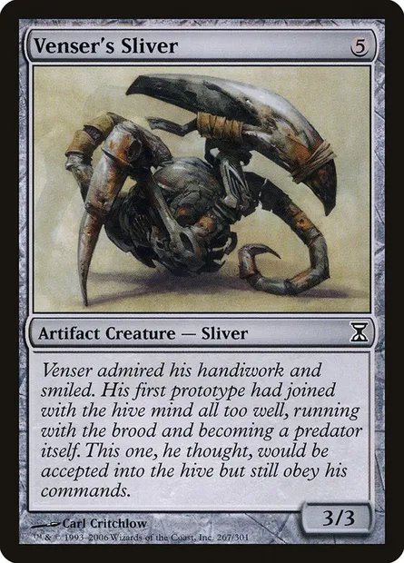 Venser's Sliver, Magic card TSP 267 — Time Spiral set