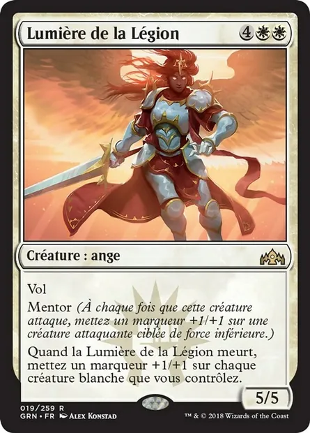 Lumière de la Légion, carte Magic GRN 19 — extension Les Guildes de Ravnica