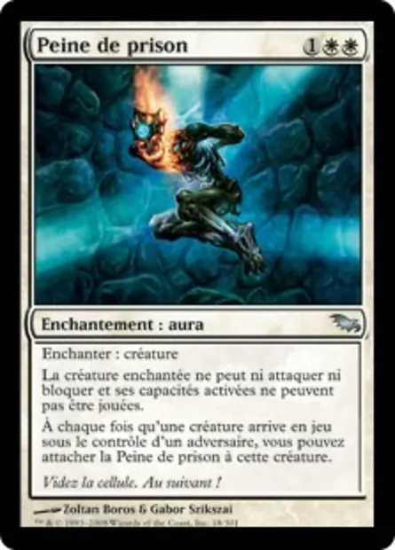 Peine de prison, carte Magic SHM 18 — extension Sombrelande