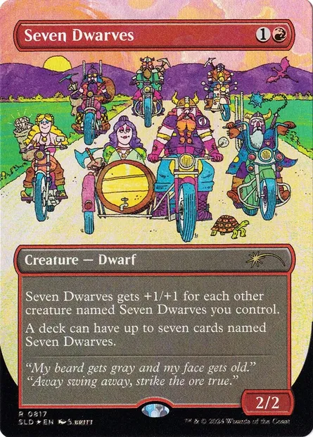 Seven Dwarves, Magic card SLD 817 — Secret Lair Drop set