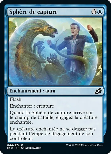 Sphère de capture, carte Magic IKO 44 — extension Ikoria: Lair of Behemoths