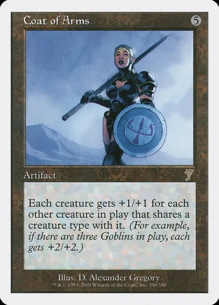 Coat of Arms, Magic card 7ED 290 — Seventh Edition set