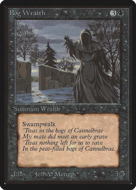 Apparition des marécages, carte Magic LEB 96 — extension Limited Edition Beta