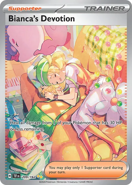 Bianca's Devotion, Pokémon card TEF 209 — Temporal Forces set