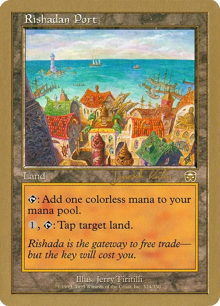Rishadan Port, Magic card WC00 jk324 — World Championship Decks 2000 set