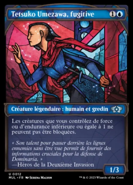 Tetsuko Umezawa, fugitive, carte Magic MUL 12 — extension Multiverse Legends