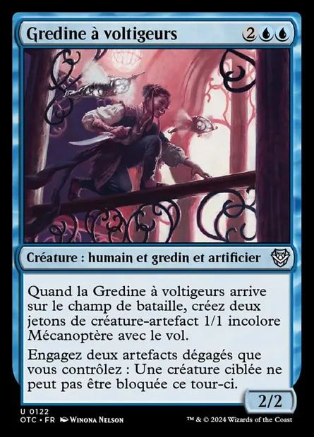 Gredine à voltigeurs, carte Magic OTC 122 — extension Outlaws of Thunder Junction Commander