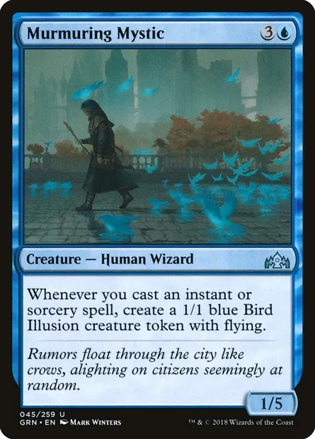 Murmuring Mystic, Magic card GRN 45 — Guilds of Ravnica set