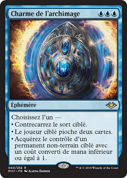 Charme de l'archimage, carte Magic MH1 40 — extension Horizons du Modern
