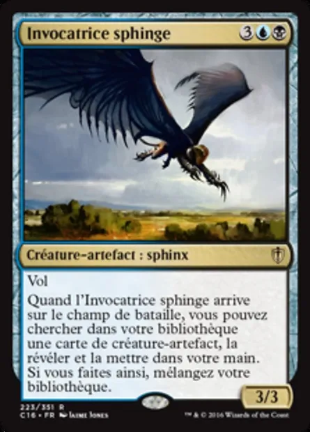 Invocatrice sphinge, carte Magic C16 223 — extension Commander 2016
