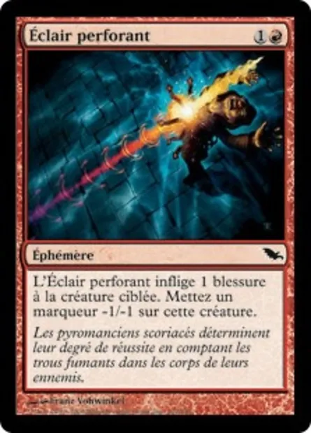 Éclair perforant, carte Magic SHM 102 — extension Sombrelande