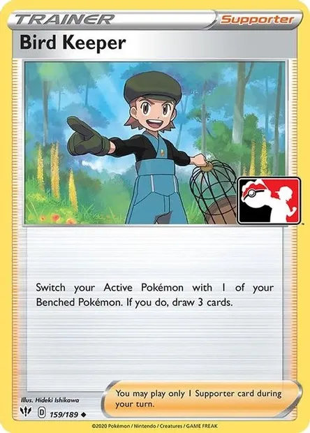 Bird Keeper, Pokémon card PPS 159-2 — Play! Pokémon Prize Pack Series set