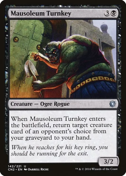 Mausoleum Turnkey, Magic card CN2 142 — Conspiracy: Take the Crown set
