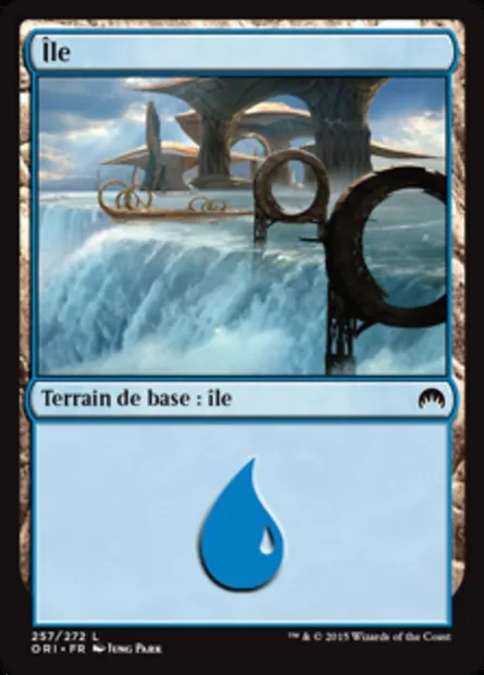 Île, carte Magic ORI 257 — extension Magic Origines