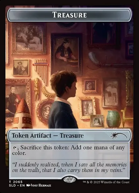 Treasure, carte Magic SLD 2065 — extension Secret Lair Drop