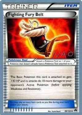 Ceinture Furie Combative, carte Pokémon WCD18 099 — extension World Championship Decks 2018