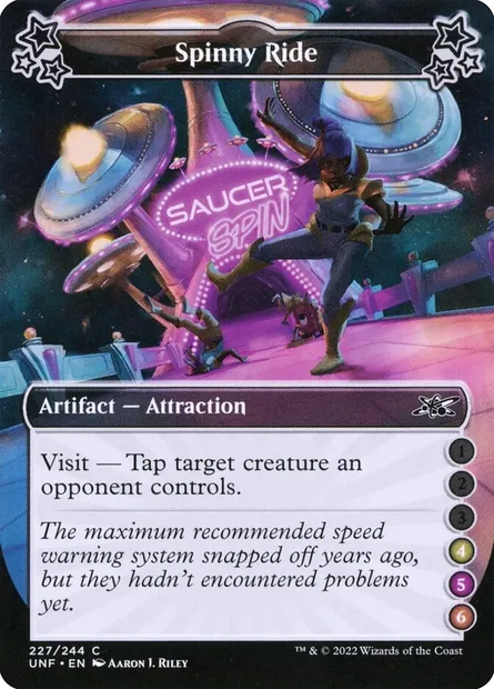 Spinny Ride, carte Magic UNF 227f — extension Unfinity