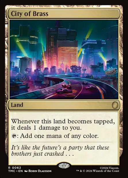 City of Brass, Magic card TMC 62 — Teenage Mutant Ninja Turtles Eternal set