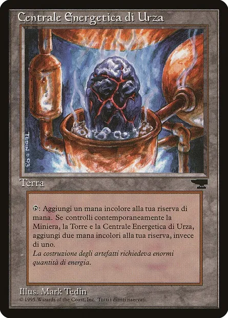 Centrale énergétique d'Urza, carte Magic RIN 181 — extension Rinascimento