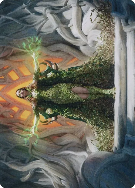 Titania, Voice of Gaea // Titania, Voice of Gaea, carte Magic ABRO 26 — extension The Brothers' War Art Series