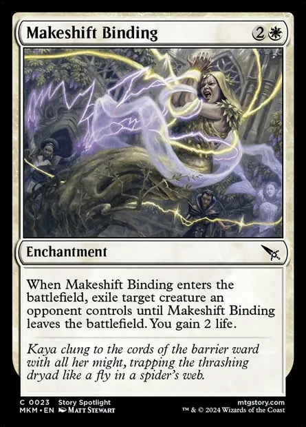 Makeshift Binding, Magic card MKM 23 — Murders at Karlov Manor set