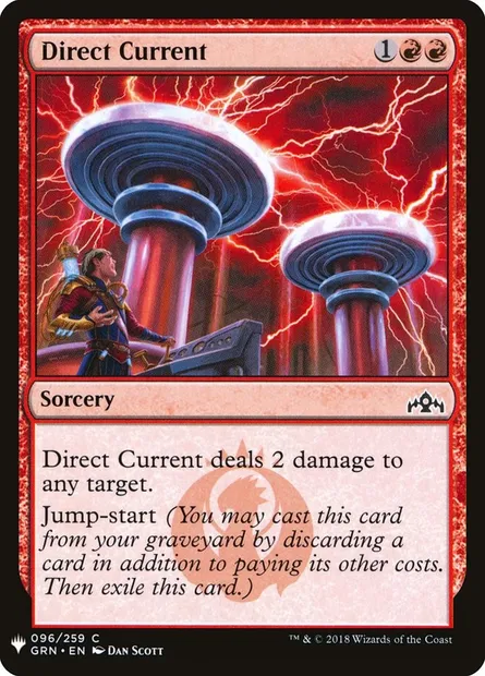Direct Current, Magic card PLST GRN-96 — The List set
