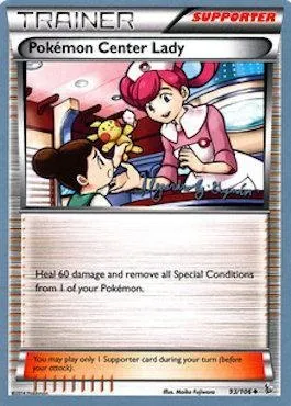 Pokemon Center Lady, Pokémon card WCD15 093-5 — World Championship Decks 2015 set