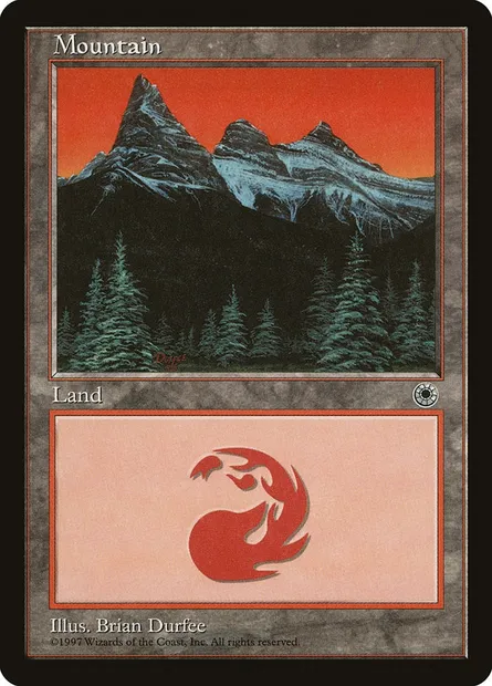 Montagne, carte Magic POR 211 — extension Portal