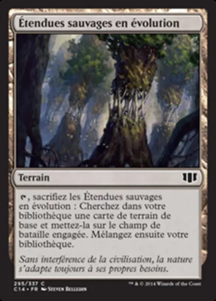 Étendues sauvages en évolution, carte Magic C14 295 — extension Commander 2014