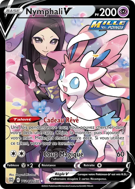 Nymphali V, carte Pokémon BRS TG14 — extension Stars Étincelantes