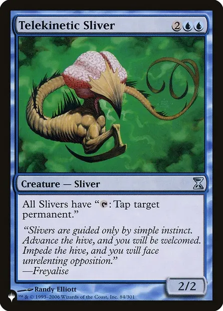 Telekinetic Sliver, Magic card PLST TSP-84 — The List set