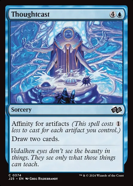 Thoughtcast, Magic card J25 374 — Foundations Jumpstart set