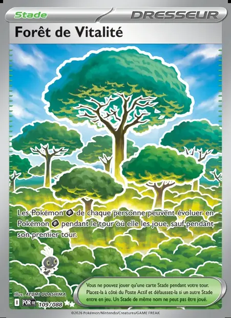 Forêt de Vitalité, carte Pokémon POR 109 — extension Équilibre Parfait