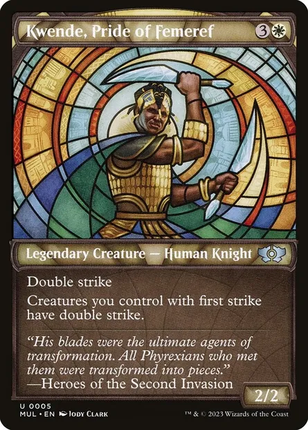 Kwende, Pride of Femeref, Magic card MUL 5 — Multiverse Legends set