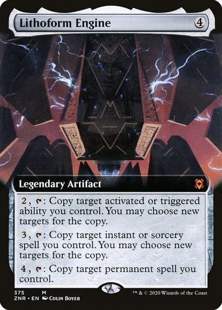 Lithoform Engine, Magic card ZNR 375 — Zendikar Rising set