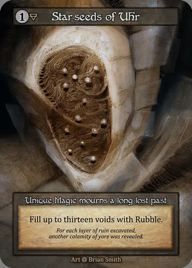 Star-seeds of Uhr, carte Sorcery ALP 259 — extension Alpha