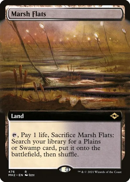 Marsh Flats, Magic card MH2 476 — Modern Horizons 2 set