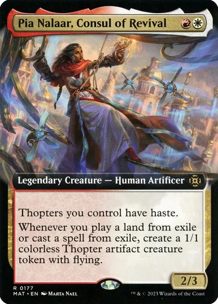 Pia Nalaar, Consul of Revival, Magic card MAT 177 — March of the Machine: The Aftermath set