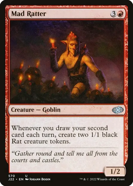 Mad Ratter, Magic card J22 570 — Jumpstart 2022 set