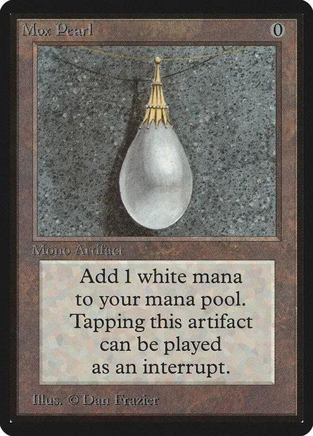 Mox Pearl, Magic card LEB 264 — Limited Edition Beta set
