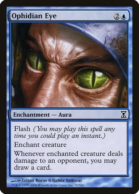 Ophidian Eye, Magic card TSP 70 — Time Spiral set