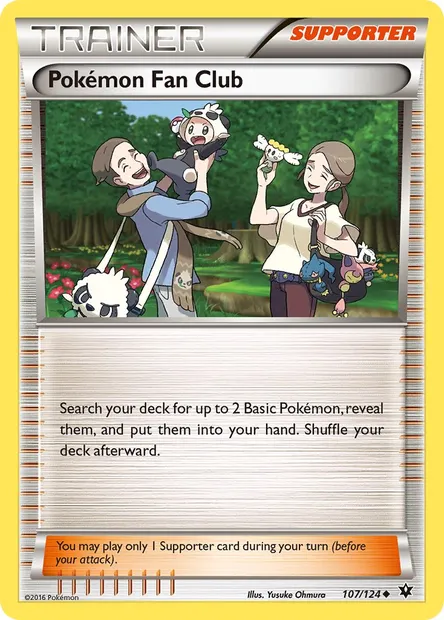 Pokémon Fan Club, Pokémon card FCO 107 — Fates Collide set