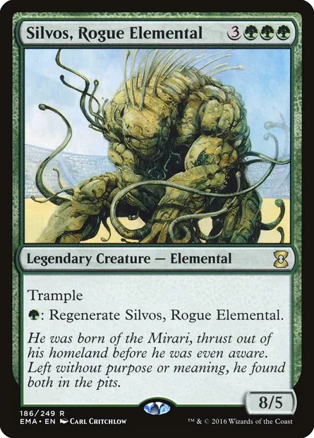 Silvos, Rogue Elemental, Magic card EMA 186 — Eternal Masters set