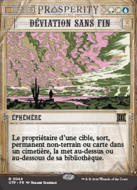 Déviation sans fin, carte Magic OTP 44 — extension Breaking News