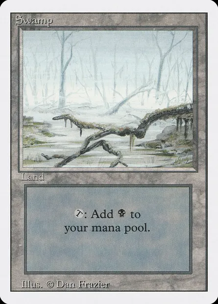 Marais, carte Magic 3ED 298 — extension Revised Edition