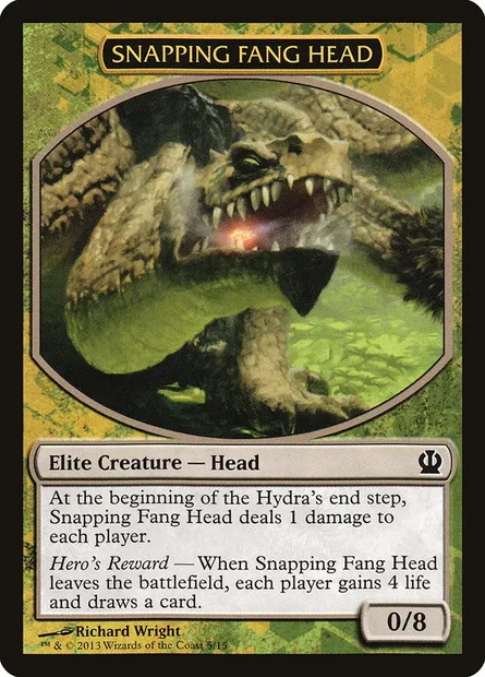 Snapping Fang Head, carte Magic TFTH 5 — extension Face the Hydra