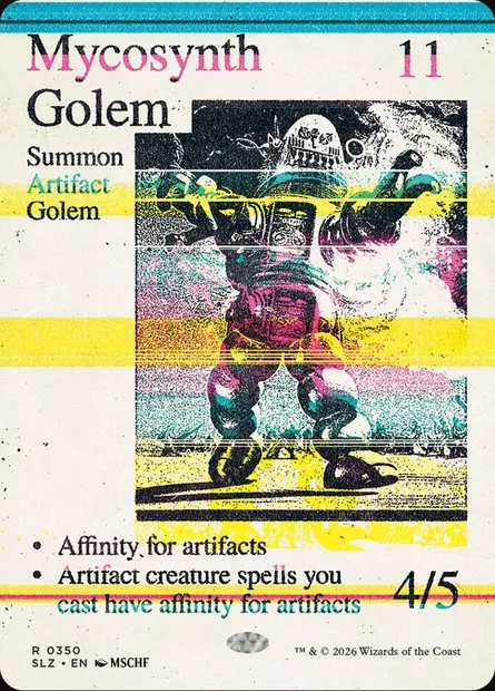 Mycosynth Golem, Magic card SLZ 350 — The Zeta Set set